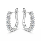 Eterna Scalloped Diamond Earrings