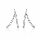 Céleste Curve Diamond Earrings