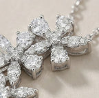 Diamond Lunette Garland Pendant