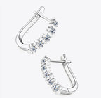 Eterna Scalloped Diamond Earrings