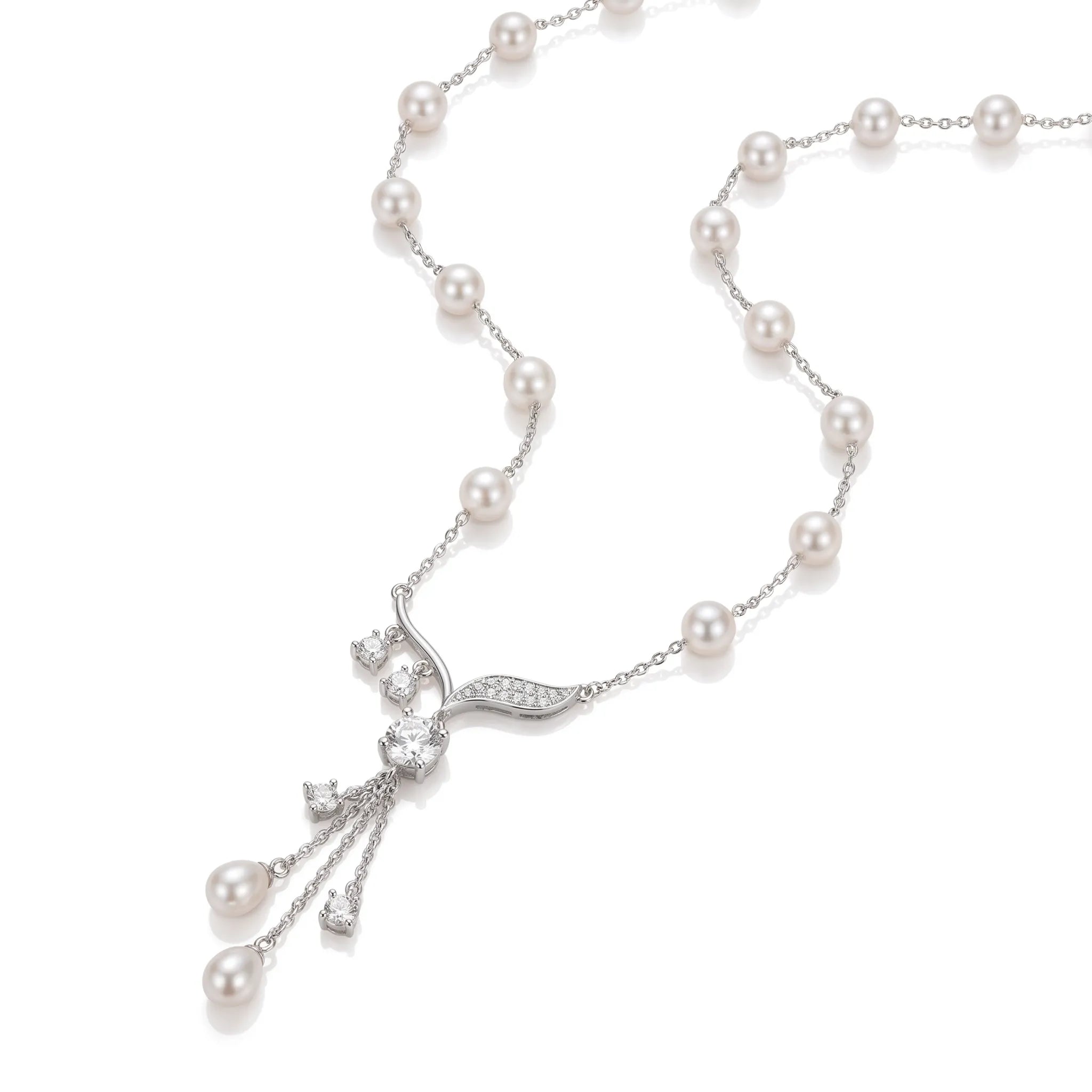 Pampille Multi Strand Pearl Cascade