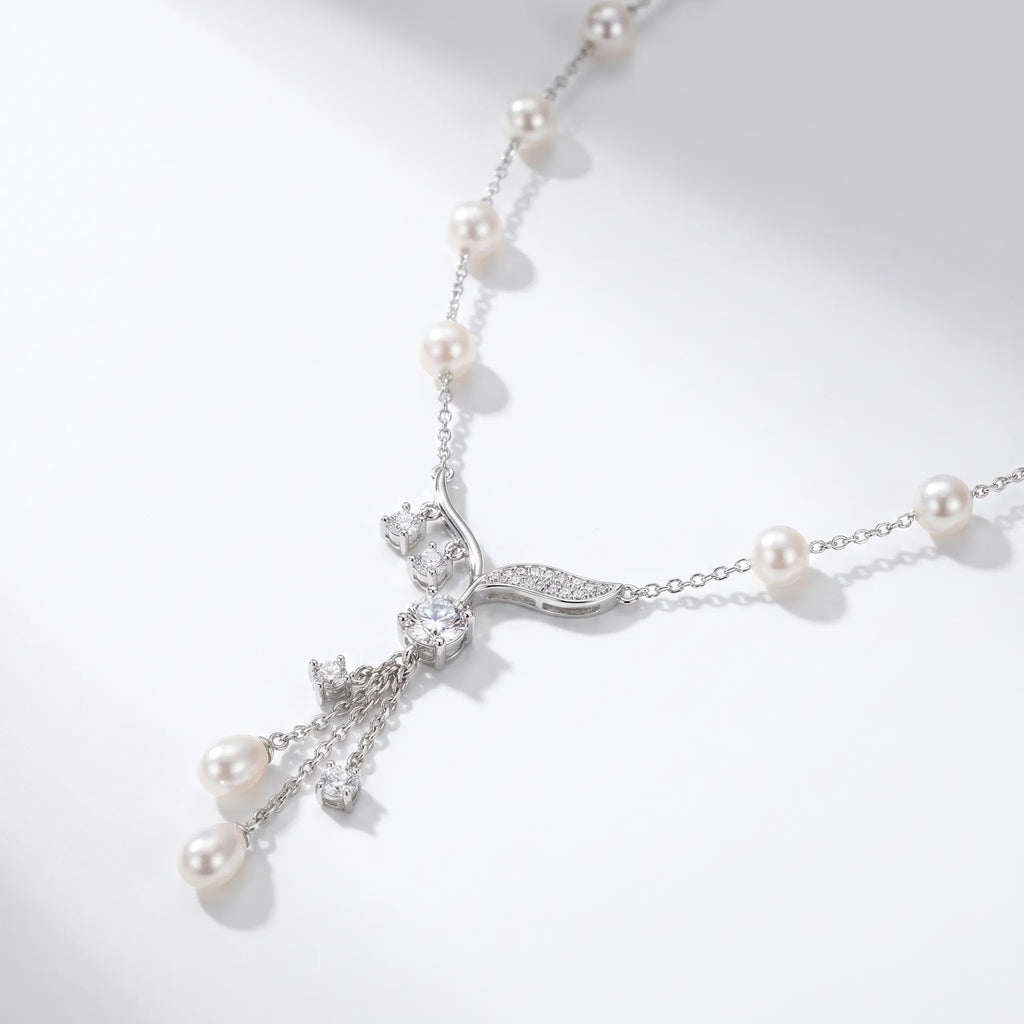 Pampille Multi Strand Pearl Cascade