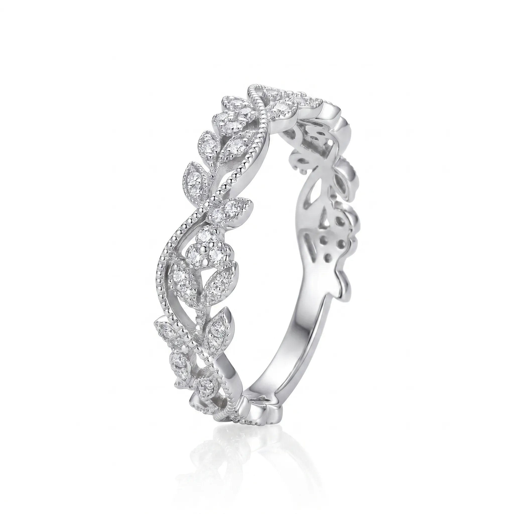 Pavé Botanical Ring