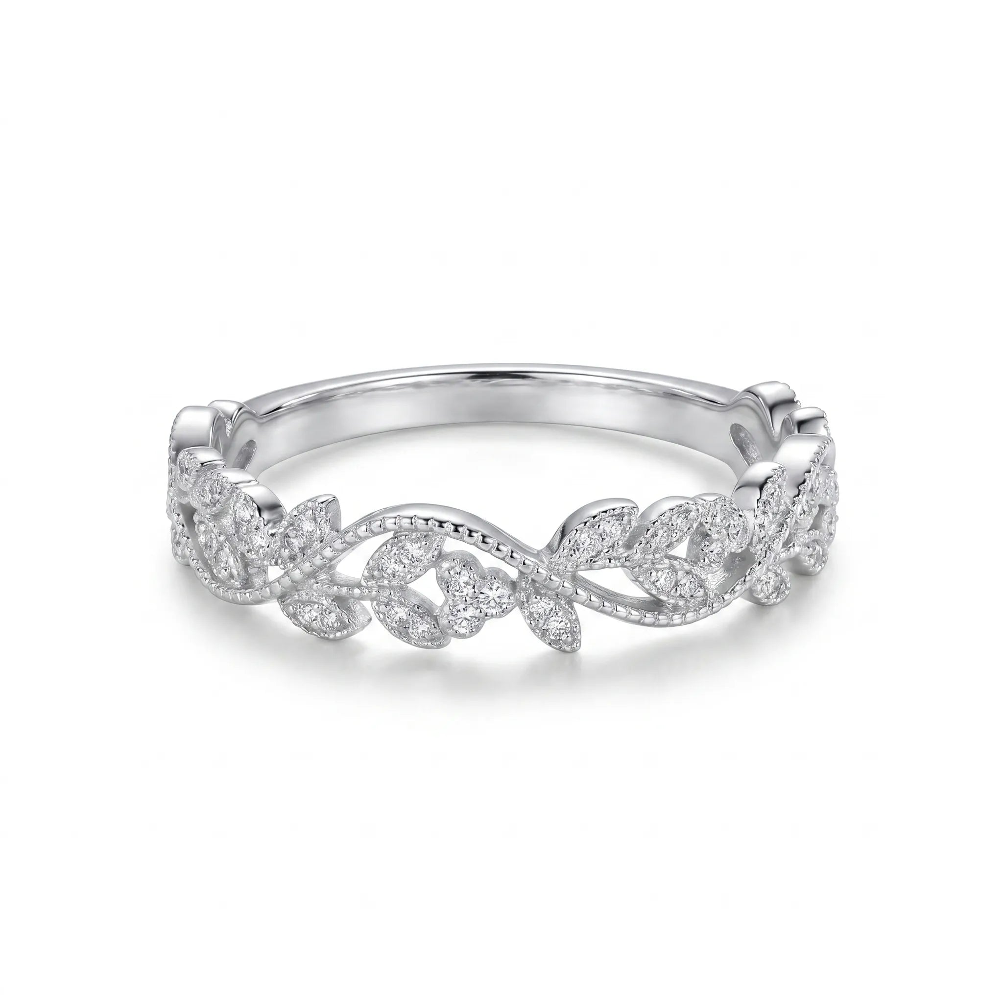 Pavé Botanical Ring