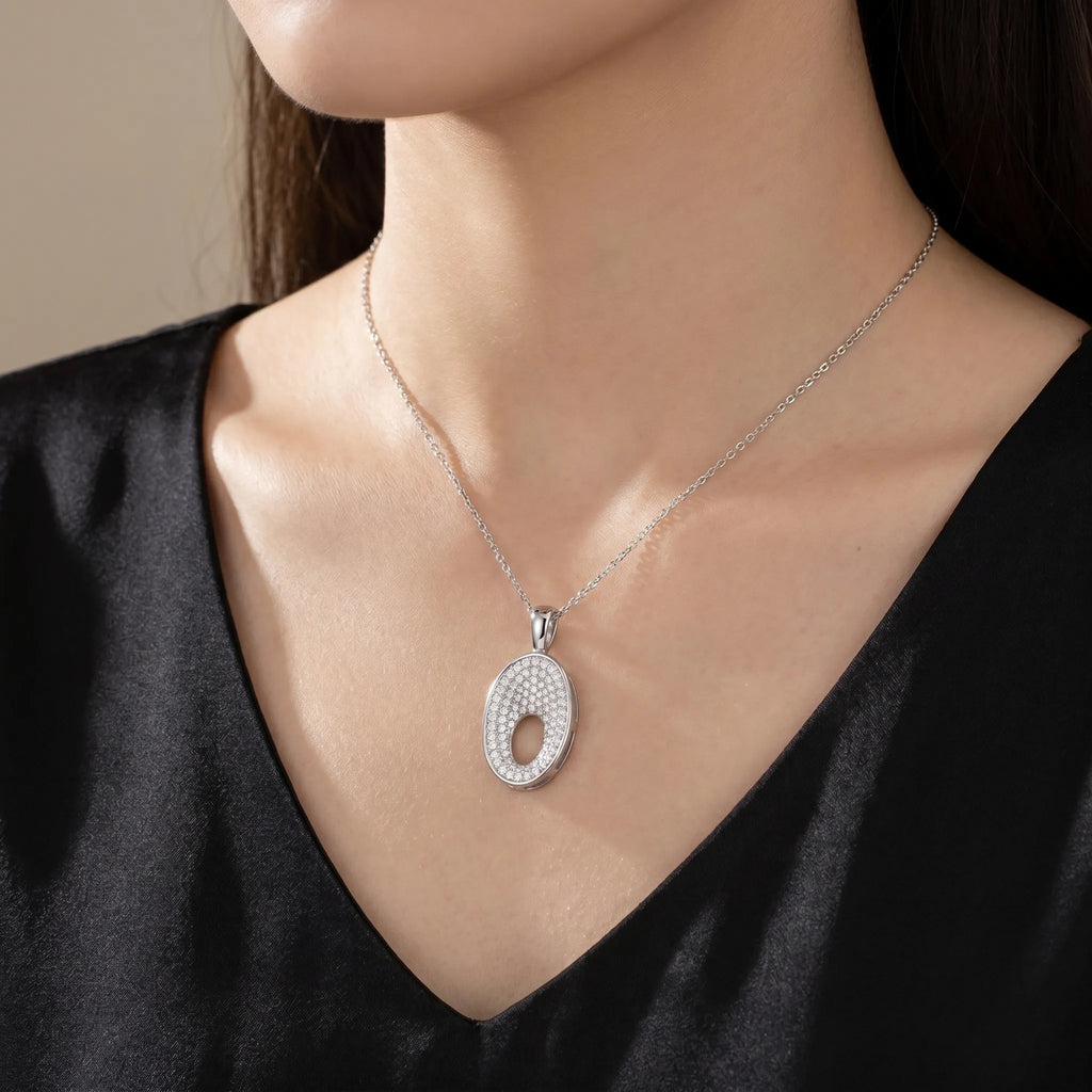 Celestial Cutout Diamond Pendant