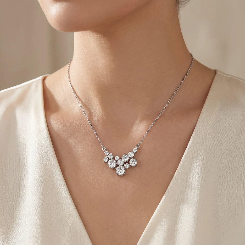 Stellaire Diamond Cascade Pendant