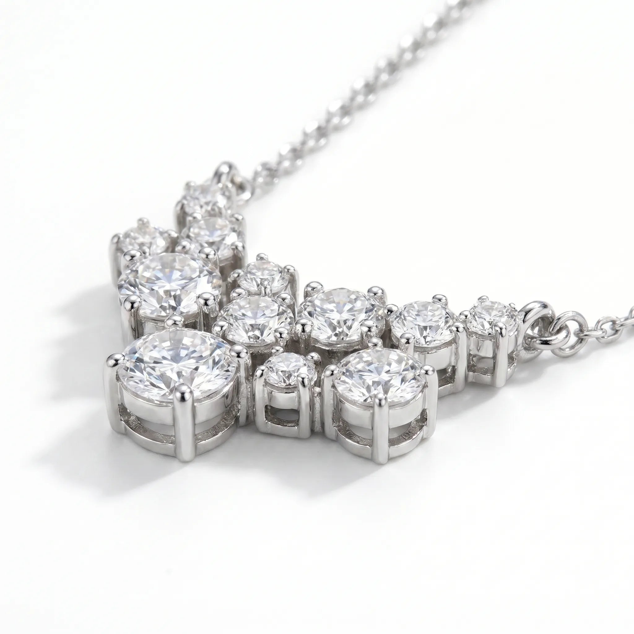 Stellaire Diamond Cascade Pendant