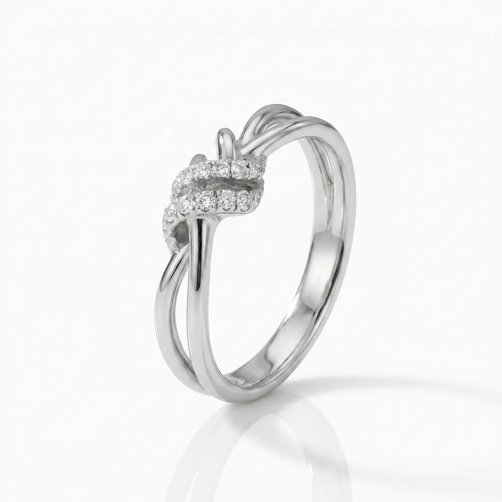 The Diamond Lien Knot Band